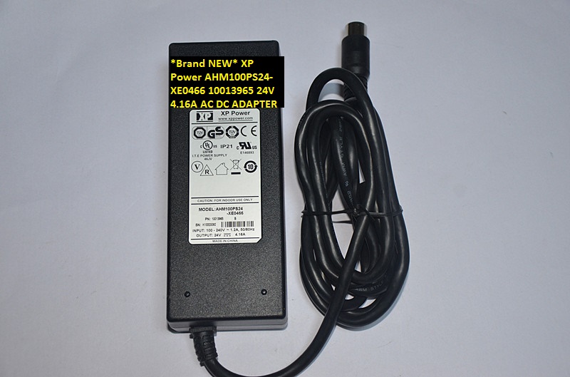 *Brand NEW* XP Power AHM100PS24-XE0466 10013965 24V 4.16A AC DC ADAPTER